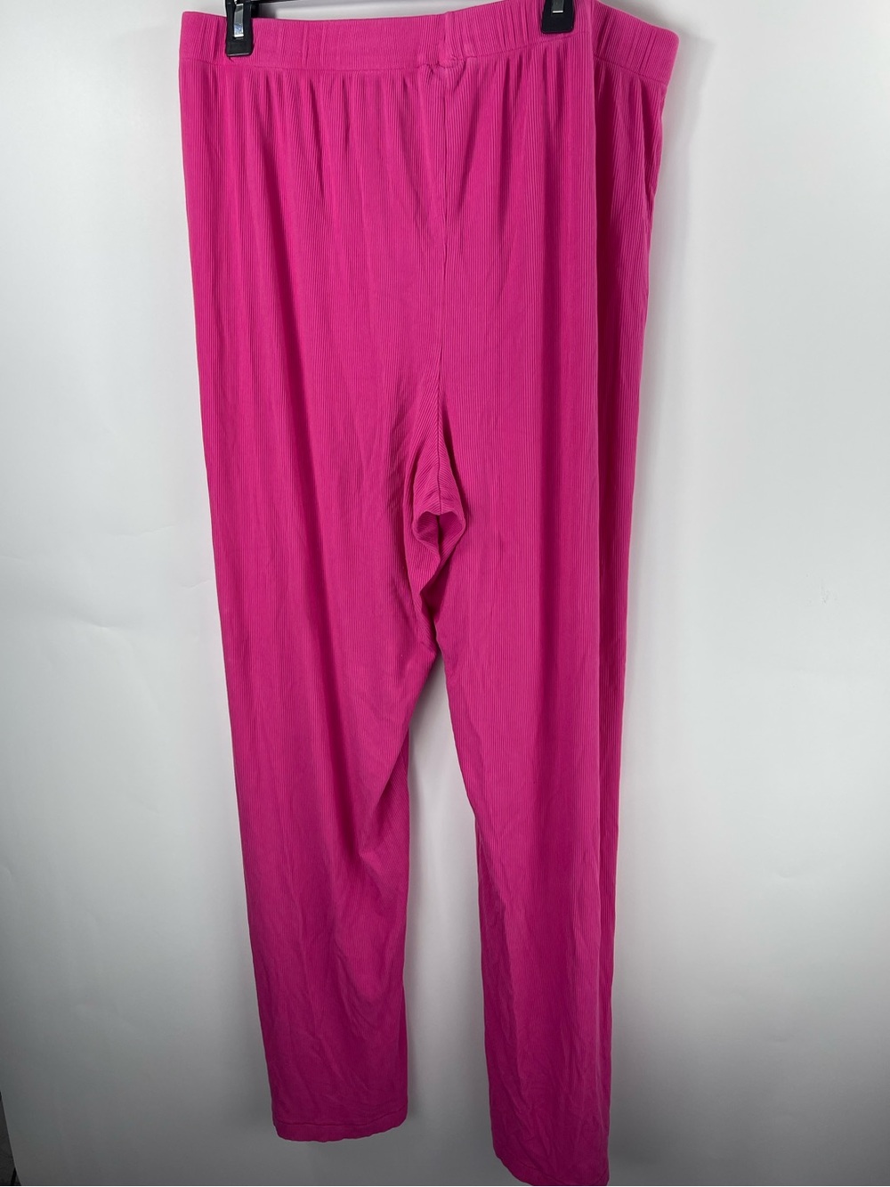 SKIMS Ribbed Pajama Set Women's 2X Pink Button Down Wide Leg
Loungewear - Picture 7 of 13
